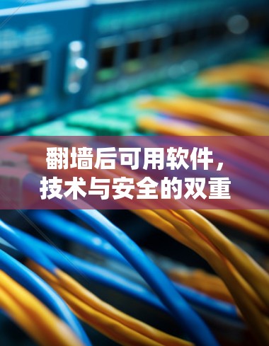 翻墙后可用软件，技术与安全的双重挑战