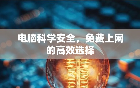 电脑科学安全，免费上网的高效选择