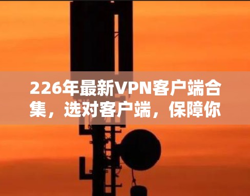 226年最新VPN客户端合集，选对客户端，保障你的网络安全
