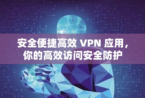 安全便捷高效 VPN 应用,你的高效访问安全防护 安全便捷高效 VPN 应用,你的高效访问安全防护