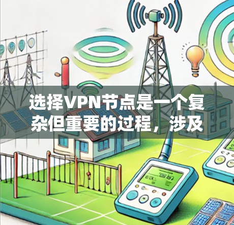 选择VPN节点是一个复杂但重要的过程,涉及多个因素的综合考量。以下是一个分步骤的指南,帮助您更好地选择VPN节点 选择VPN节点是一个复杂但重要的过程,涉及多个因素的综合考量。以下是一个分步骤的指南,帮助您更好地选择VPN节点