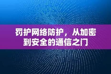 罚护网络防护，从加密到安全的通信之门