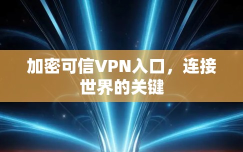 加密可信VPN入口,连接世界的关键 加密可信VPN入口,连接世界的关键