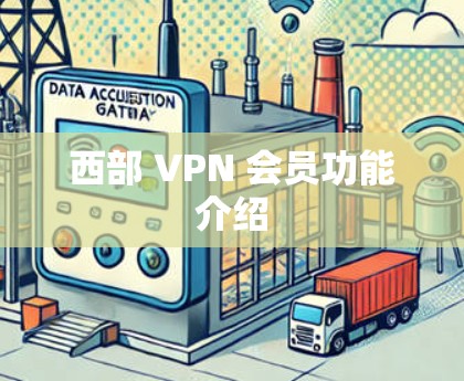 西部 VPN 会员功能介绍